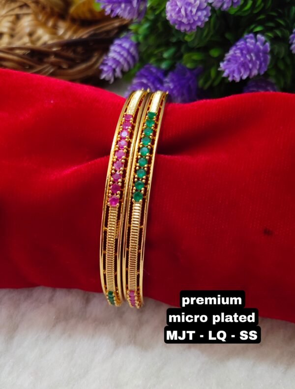 One gram gold Jewellery - One gram gold Banlges - Lush Queens jewellery