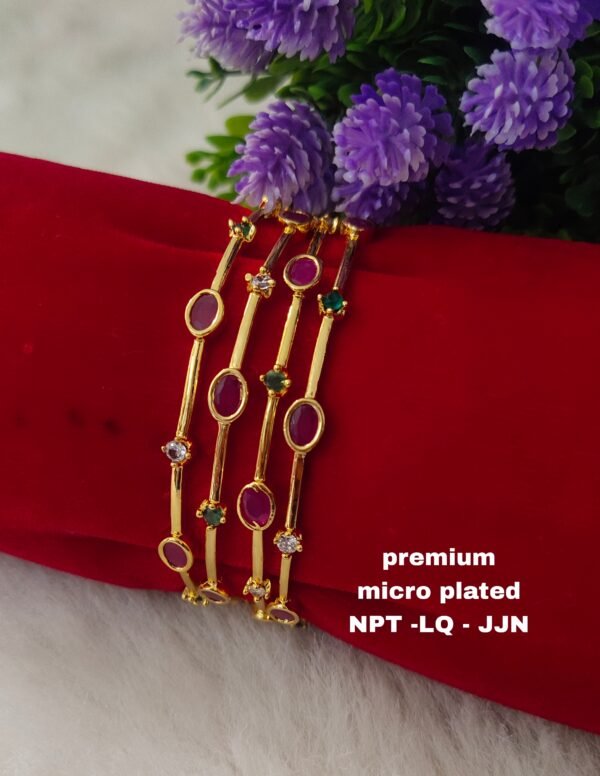 One gram gold Bangles - One gram gold Jewellery - Lush queens bangles