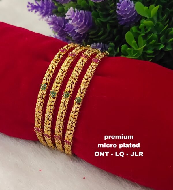 One gram gold Jewellery - One gram gold Banlges - Lush Queens jewellery