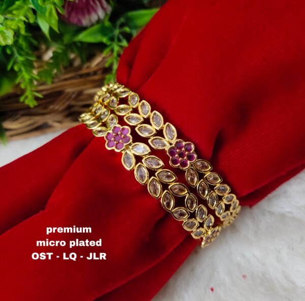 One gram gold Jewellery - One gram gold Banlges - Lush Queens jewellery