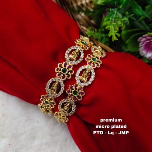One gram gold bangles - One gram gold Jewellery - South Indian Jewellery