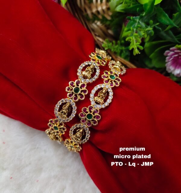 One gram gold bangles - One gram gold Jewellery - South Indian Jewellery