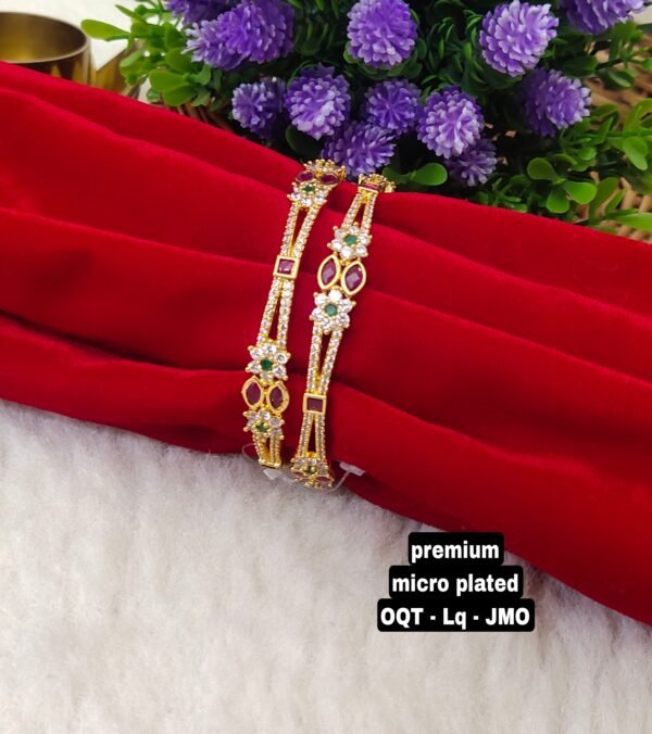 One gram gold Jewellery - One gram gold Bangles - Bridal Bangles