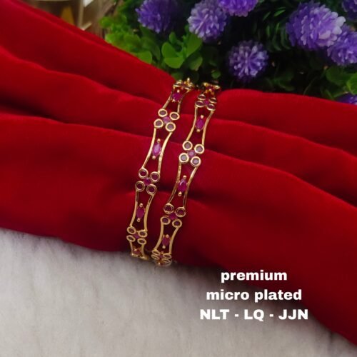 One gram gold Jewellery - One gram gold Banlges - Lush Queens jewellery