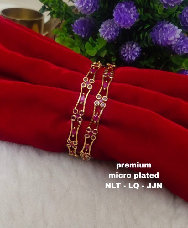 One gram gold Jewellery - One gram gold Banlges - Lush Queens jewellery