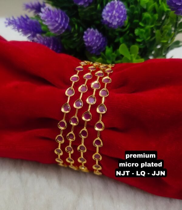 One gram gold Jewellery - One gram gold Banlges - Lush Queens jewellery