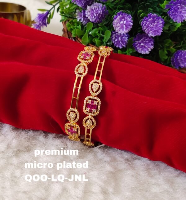 One gram gold Jewellery - One gram gold Banlges - Lush Queens jewellery
