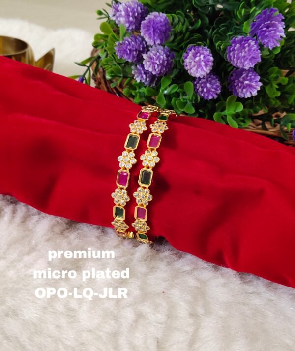 One gram gold Jewellery - One gram gold Bangles - Bridal Bangles