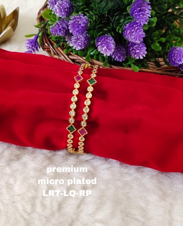 One gram gold Bangles - One gram gold Jewellery - Lush Queens jewellery