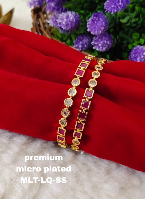 One gram gold Jewellery - One gram gold Banlges - Lush Queens jewellery