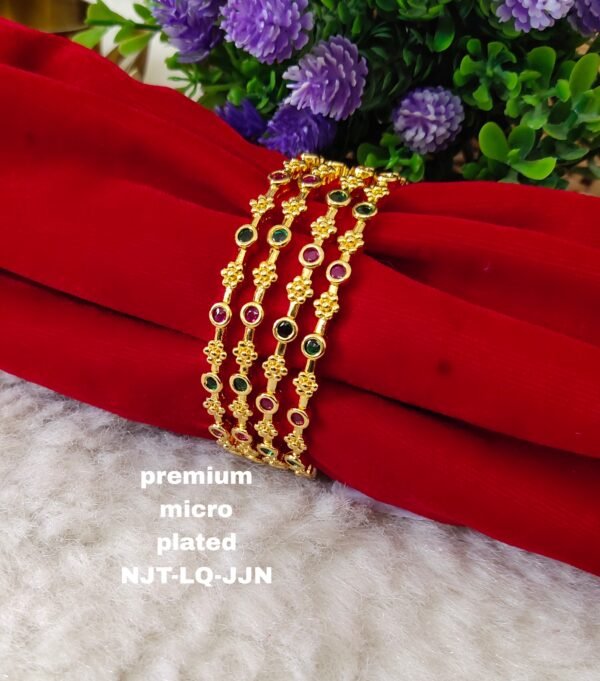 One gram gold Jewellery - One gram gold Banlges - Lush Queens jewellery