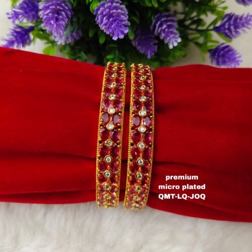 One gram gold Jewellery - One gram gold Banlges - Lush Queens jewellery