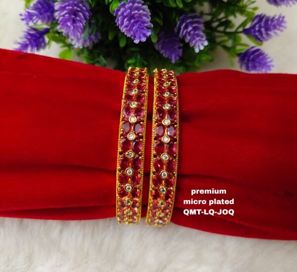 One gram gold Jewellery - One gram gold Banlges - Lush Queens jewellery