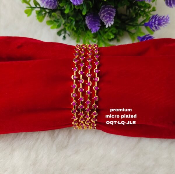 One gram gold Jewellery - One gram gold Banlges - Lush Queens jewellery