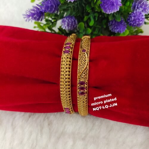 One gram gold Jewellery - One gram gold Banlges - Lush Queens jewellery