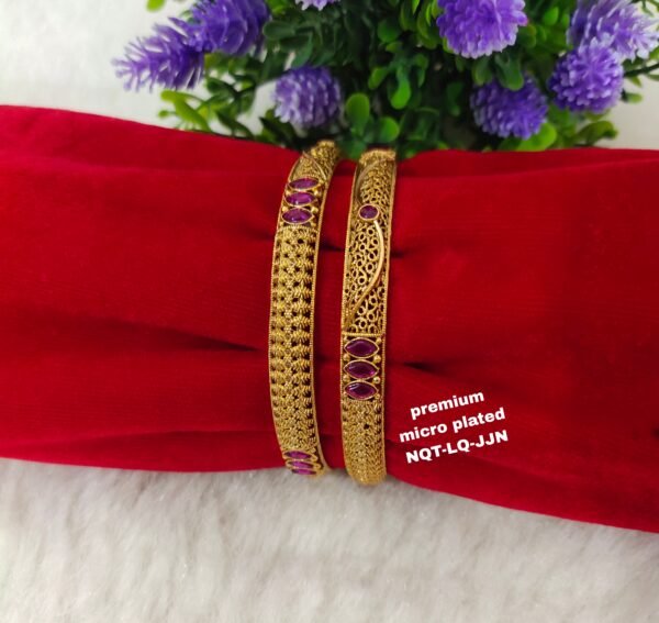 One gram gold Jewellery - One gram gold Banlges - Lush Queens jewellery