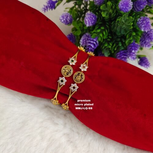 One gram gold Jewellery - One gram gold Bangles  - Lush Queens jewellery