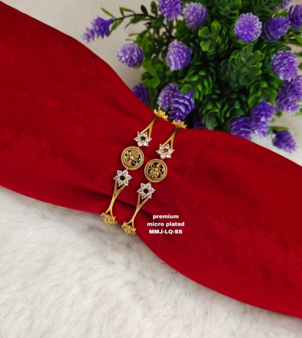 One gram gold Jewellery - One gram gold Bangles  - Lush Queens jewellery