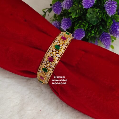 One gram gold Jewellery - One gram gold Bangles  - Lush Queens jewellery