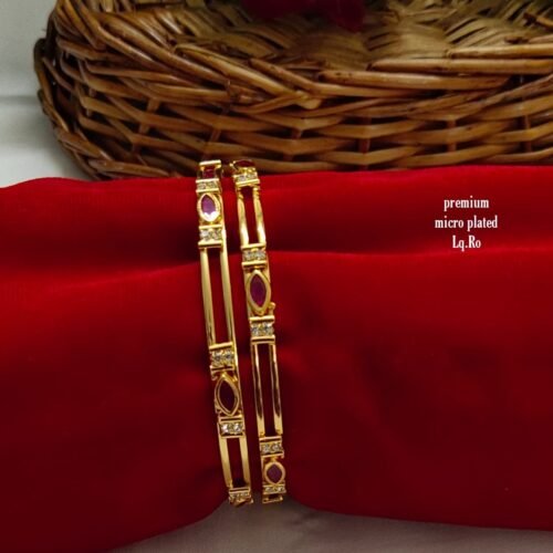 One gram gold Jewellery - One gram gold Banlges - Lush Queens jewellery