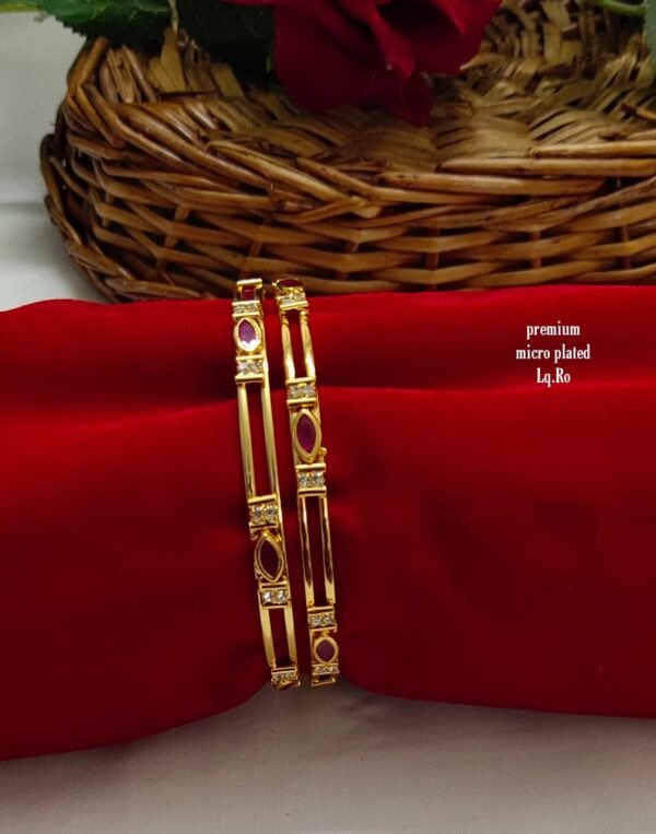 One gram gold Jewellery - One gram gold Banlges - Lush Queens jewellery