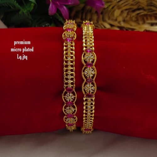 One gram gold Jewellery - One gram gold Banlges - Lush Queens jewellery