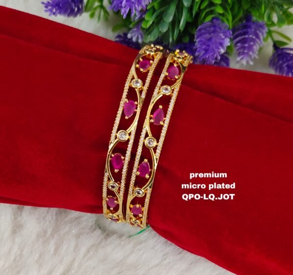 One gram gold Jewellery - One gram gold Banlges - Lush Queens jewellery