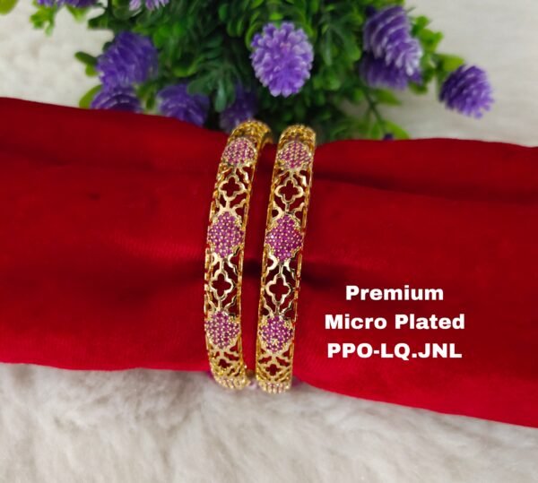 One gram gold Jewellery - One gram gold Banlges - Lush Queens jewellery