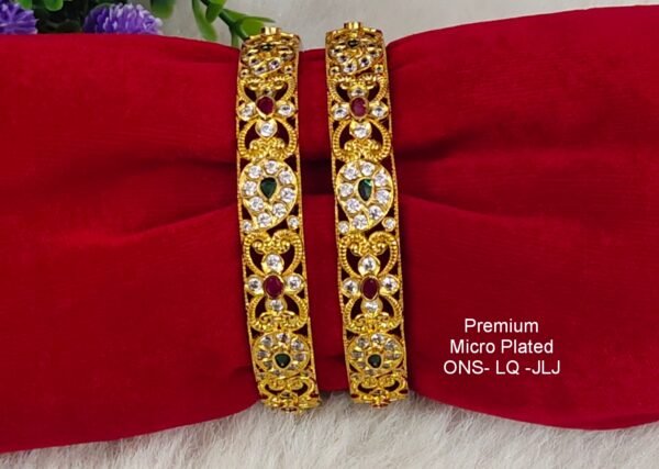 One gram gold Jewellery - One gram gold Bangles - Bridal Bangles