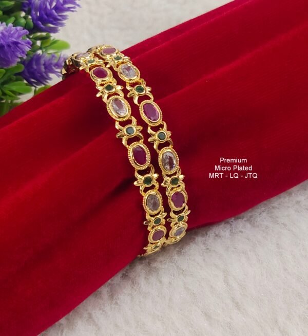 One gram gold Jewellery - One gram gold Bangles - Bridal Bangles