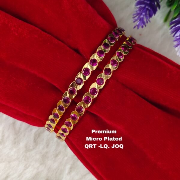 One gram gold Jewellery - One gram gold Banlges - Lush Queens jewellery