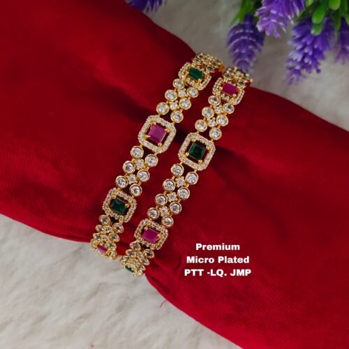 One gram gold Bangles - One gram gold Jewellery - Lush queens Jewellery