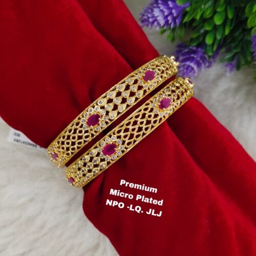 One gram gold Jewellery - One gram gold Banlges - Lush Queens jewellery