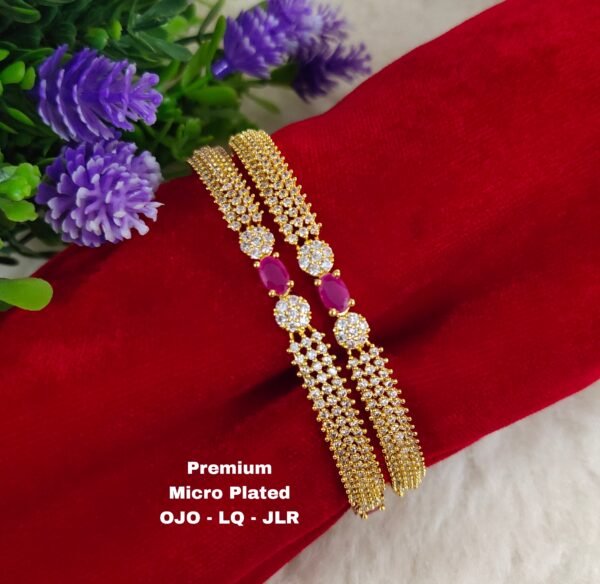 One gram gold Jewellery - One gram gold Banlges - Lush Queens jewellery