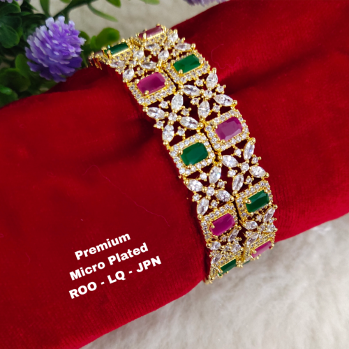 One gram gold Jewellery - One gram gold Bangles  - Lush Queens jewellery