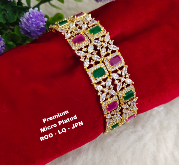 One gram gold Jewellery - One gram gold Bangles  - Lush Queens jewellery