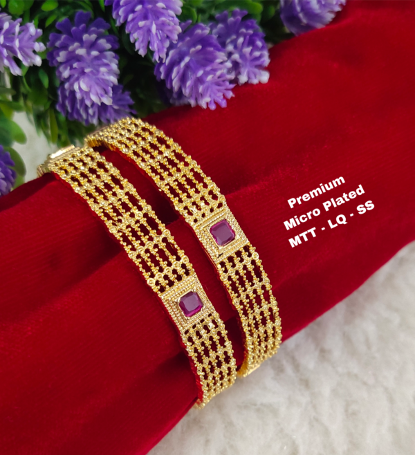 One gram gold Jewellery - One gram gold Banlges - Lush Queens jewellery