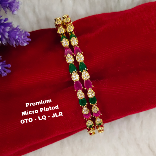 One gram gold Bangles - One gram gold Jewellery - Lush queens jewellery