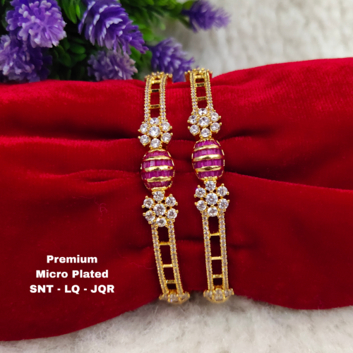 One gram gold Jewellery - One gram gold Banlges - Lush Queens jewellery