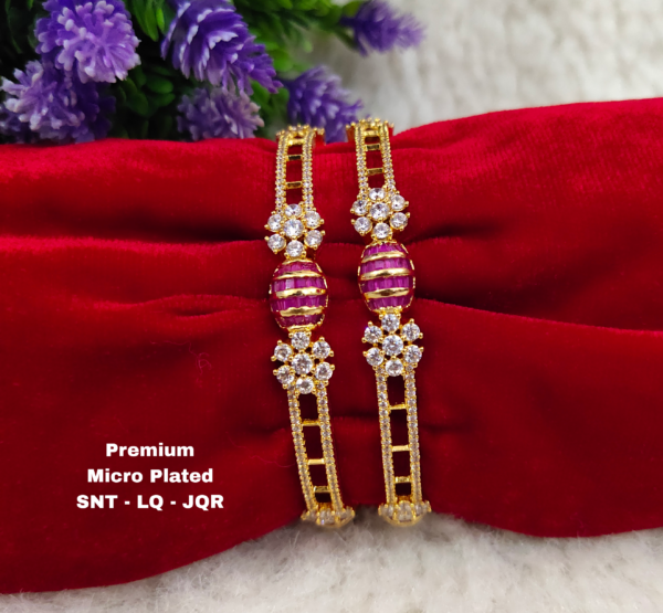 One gram gold Jewellery - One gram gold Banlges - Lush Queens jewellery