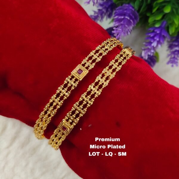 One gram gold Jewellery - One gram gold Banlges - Lush Queens jewellery