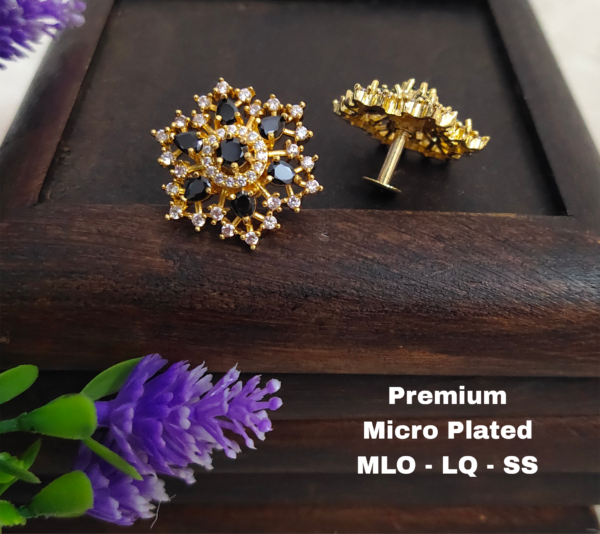 One gram gold Jewellery - One gram gold Earrings - Stud earrings