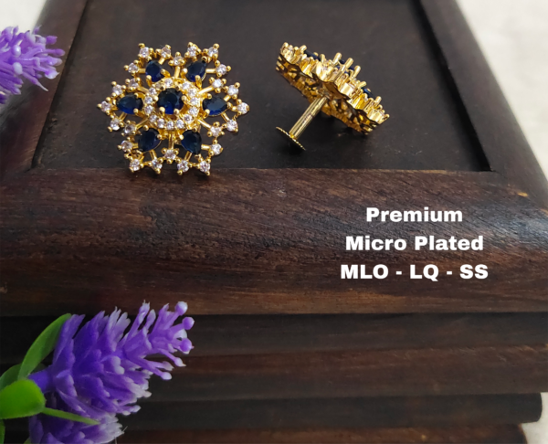 One gram gold Jewellery - One gram gold Earrings - Stud earrings