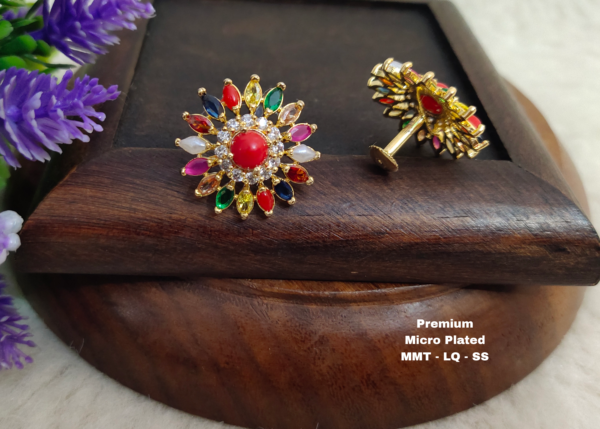 One gram gold Jewellery - One gram gold Earrings - Stud earrings