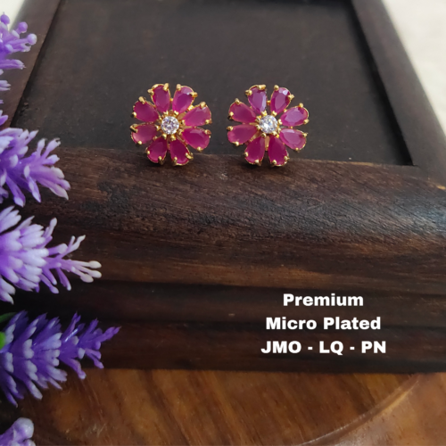 One gram gold Jewellery - One gram gold Earrings - Stud earrings