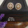 One gram gold Jewellery - One gram gold earrings - South indian jewellery