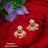 One gram gold  Chandbali earrings - South indian Jewellery - South indian bridal jewellery - Lush queens jewellery