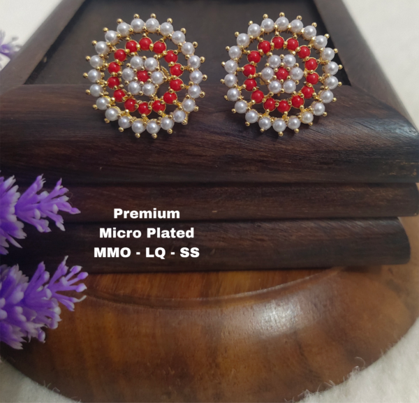 One gram gold Jewellery - One gram gold Earrings - Stud earrings