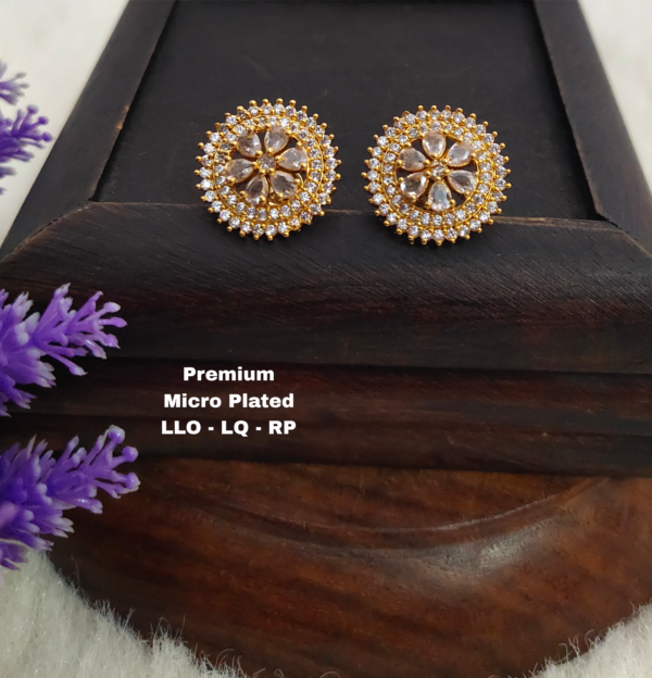 Picsart_25-12-29_14-22-55-521 One gram gold Jewellery - One gram gold earrings - Stud earrings