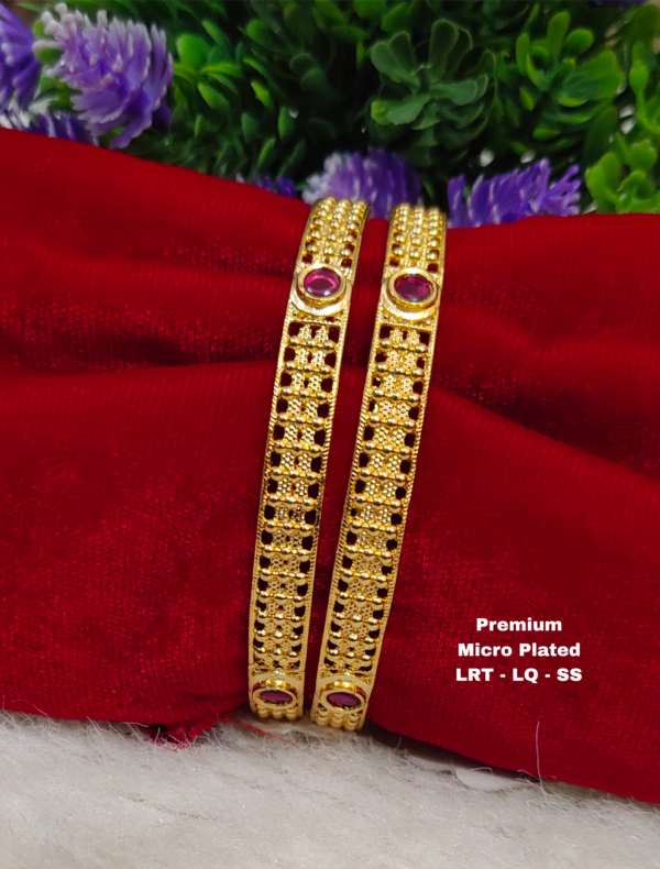 One gram gold Jewellery - One gram gold Banlges - Lush Queens jewellery